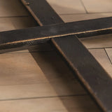 French Country Natural Finish Wooden Coffee Table Image - 8