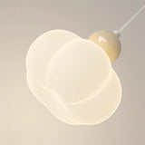 Fresh 3-Light White Pumpkin Island Pendant Light Image - 12