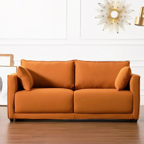 Fruit Green Stain Resistant Tech Cloth Pillow Back Sofa Image - 2