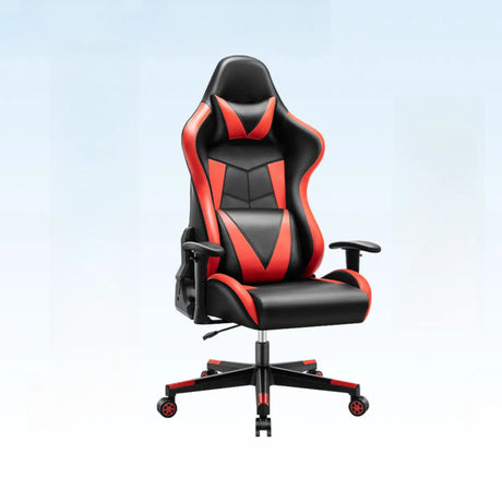 Gaming Ergonomic Adjustable Black and Red Office Chair Image - 1