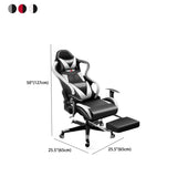 Gaming Ergonomic Adjustable Black and Red Office Chair Image - 12