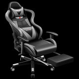 Gaming Ergonomic Adjustable Black and Red Office Chair Image - 7