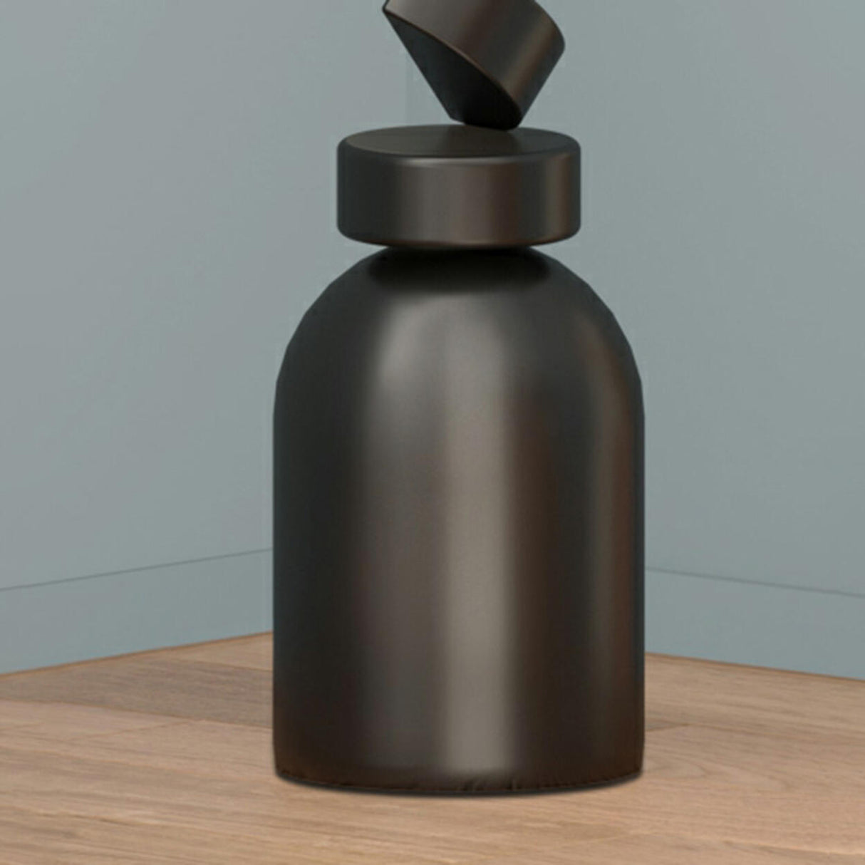 Geometric Block Stacked Modern Sculptural Floor Lamp Image - 11