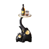 Geometric Elephant Sculptural End Table Image - 5
