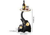 Geometric Elephant Sculptural End Table Image - 6