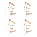 Geometric Metal Large Wall Mounted Coat Rack with Hooks Image - 36