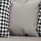Glam Grey Leather Foam Fill Metal Frame Curved Sofa Image - 8