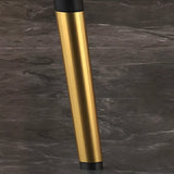 Glam Blue Leather Bucket Low Back Arm Counter Height Bar Stool Image - 7