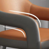 Glam Modern Adjustable Swivel Bucket Gold Pedestal Bar Stool Image - 8