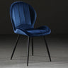 Glam Modern Velvet Accent Chair with Side Dining Chair Image - 7