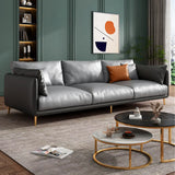 Glam Stain Resistant Pillow Back Square Arm Sofa Image - 5