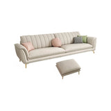 Glam Water Resistant Flared Arm Sewn Pillow Back Sofa Image - 10
