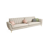 Glam Water Resistant Flared Arm Sewn Pillow Back Sofa Image - 11