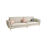 Glam Water Resistant Flared Arm Sewn Pillow Back Sofa Image - 7