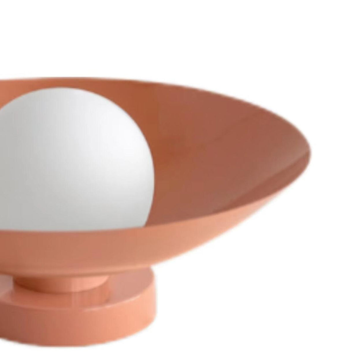 Glass Glob Solid Color Dome Semi-Flush Mount Light  Image - 8