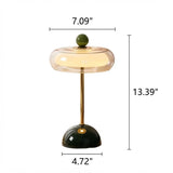 Glass Mushroom LED Table Lamp with Touch Control Image - 12