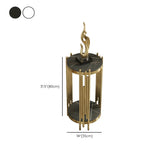 Gold Indoor Elegance Round Metal Plant Stand Table Image - 15