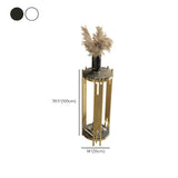 Gold Indoor Elegance Round Metal Plant Stand Table Image - 16