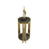 Gold Indoor Elegance Round Metal Plant Stand Table Image - 3
