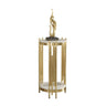 Gold Indoor Elegance Round Metal Plant Stand Table Image - 9