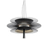 Gold Metal Tiered 2-Light Geometric Foyer Chandelier Image - 7