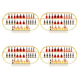 Gold Oval Iron Floating Wall Bar Wine Rack Stemware Holder Image - 19