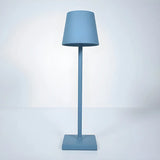 Golden Minimalist Drum Shade Metal Bedroom Table Lamp Image - 7