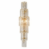 Grand Multi-Tier Design Crystal Gold Wall Sconce Image - 2