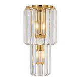 Grand Multi-Tier Design Crystal Gold Wall Sconce Image - 6