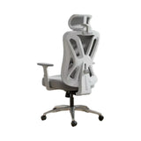 Gray Adjustable Lumbar Ergonomic Mesh Office Chair Image - 5