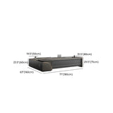 Gray L-Shape Manufactured Wood Storage Executive Desk Image - 12