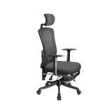 Gray Swivel Ergonomic Mesh Adjustable Office Chair Image - 8