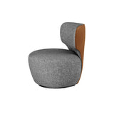 Gray Swivel Scratch Resistant Cotton Linen Side Chair Image - 7