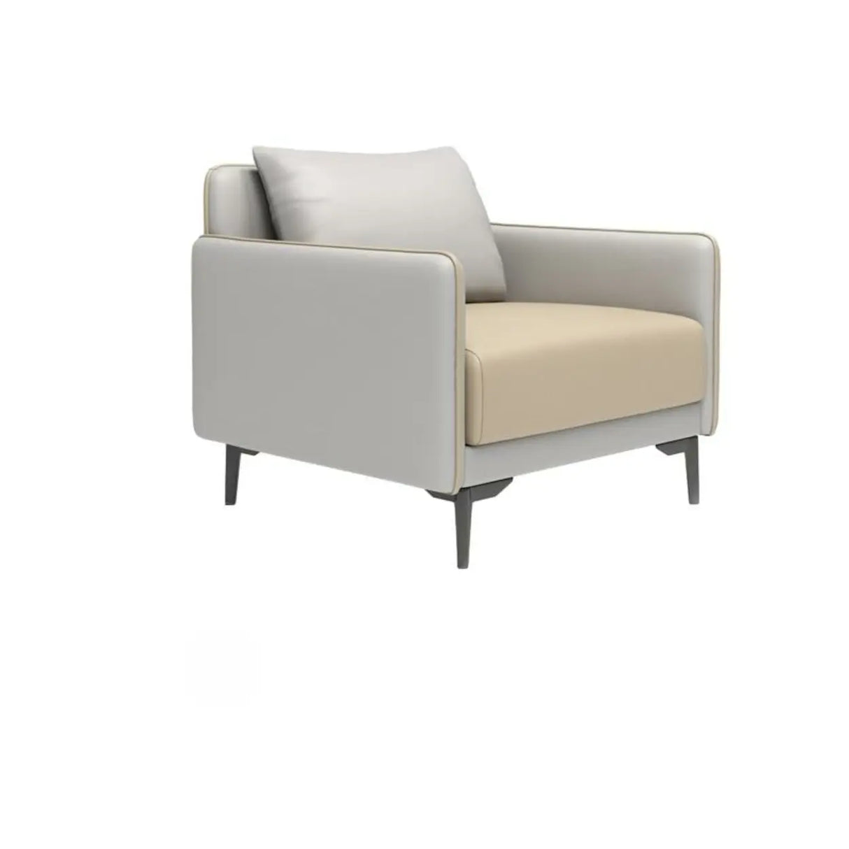 Green Antimicrobial Waterproof Leather Reception Sofa Image - 13