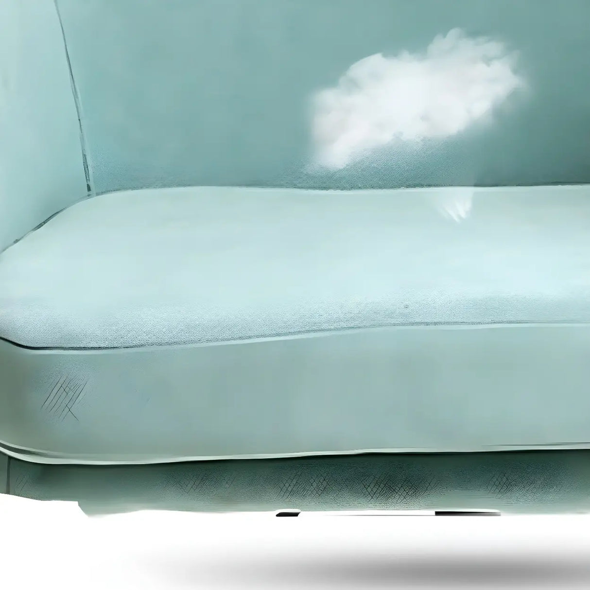 Green Contemporary Swivel Fabric Adjustable Office Chair Image - 14