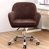 Green Contemporary Swivel Fabric Adjustable Office Chair Image - 5