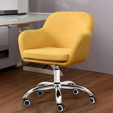 Green Contemporary Swivel Fabric Adjustable Office Chair Image - 6