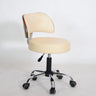 Green Ergonomic Leather Swivel Office Chair with Wheels Image - 11