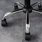 Green Ergonomic Leather Swivel Office Chair with Wheels Image - 14