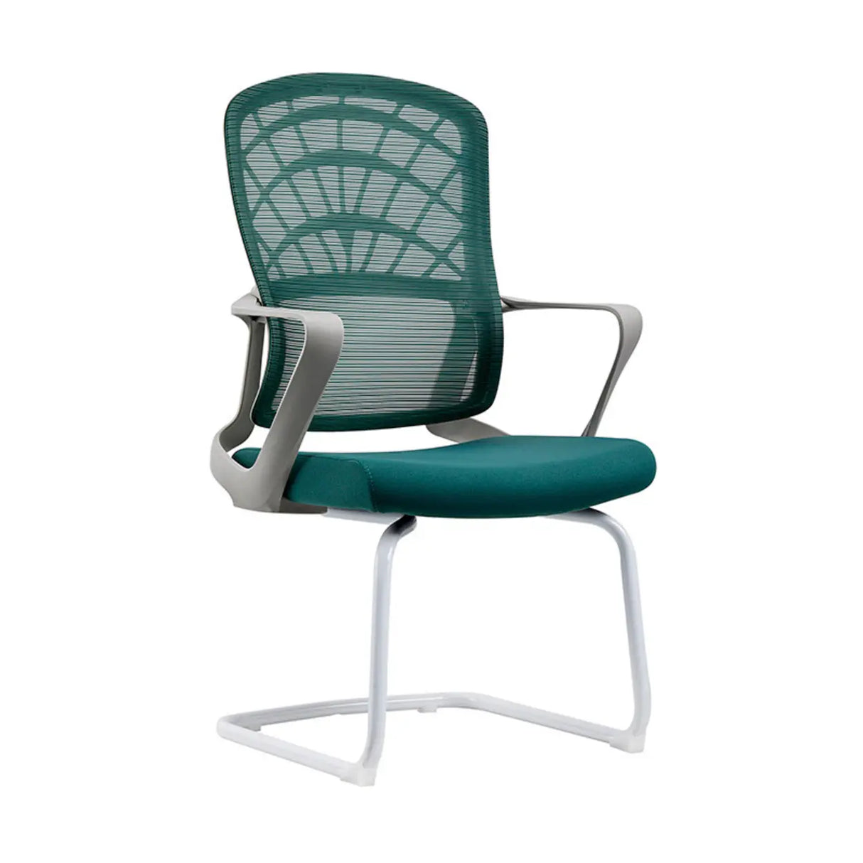 Green Ergonomic Nylon Frame Mesh Adjustable Office Chair Image - 11