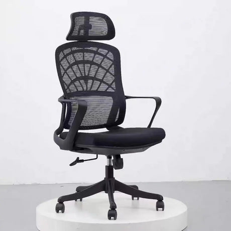 Green Ergonomic Nylon Frame Mesh Adjustable Office Chair Image - 2