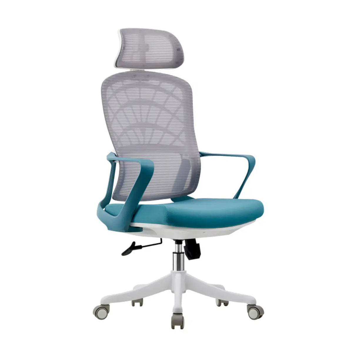 Green Ergonomic Nylon Frame Mesh Adjustable Office Chair Image - 5