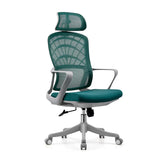 Green Ergonomic Nylon Frame Mesh Adjustable Office Chair Image - 7