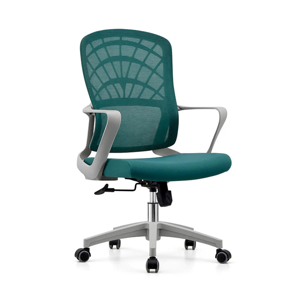 Green Ergonomic Nylon Frame Mesh Adjustable Office Chair Image - 9
