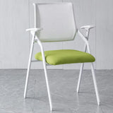 Green Modern Mesh Back Office Chair with Cushioned Seat Image - 1