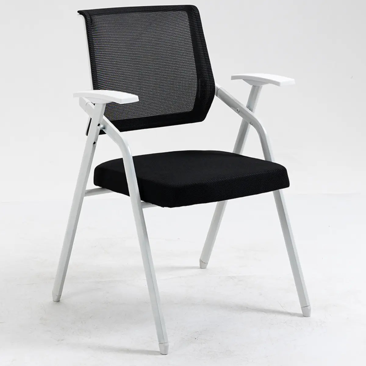 Green Modern Mesh Back Office Chair with Cushioned Seat Image - 2