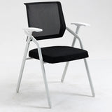 Green Modern Mesh Back Office Chair with Cushioned Seat Image - 2