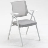 Green Modern Mesh Back Office Chair with Cushioned Seat Image - 3