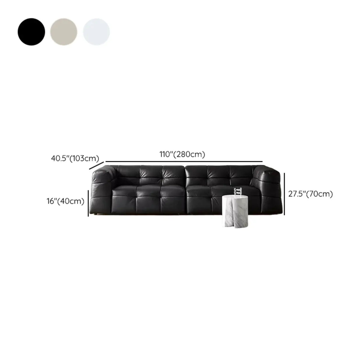 Green Mohair Square Arm Biscuit Back Sofa with Pillow Image - 26