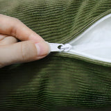 Green Scratch Resistant Fabric Removable Cushion Sofa Image - 17